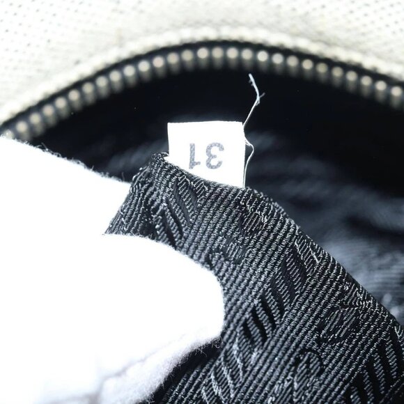 PRADA Hand Bag Canvas Gray Auth - Picture 13 of 16